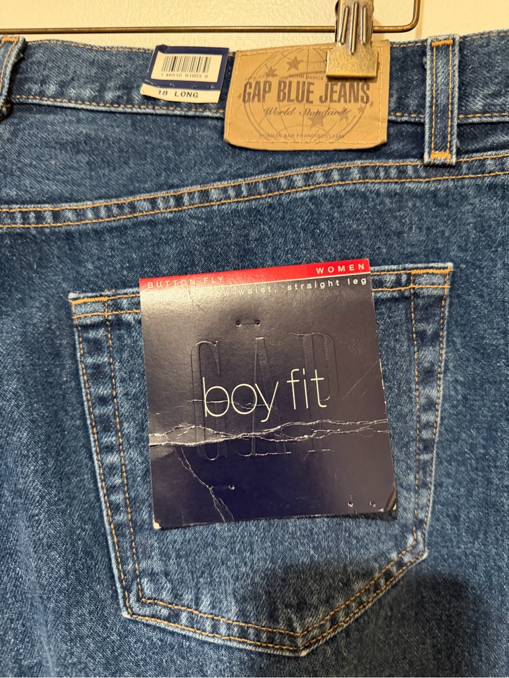 GAP women’s  Dark Blue Relaxed Fit Jeans